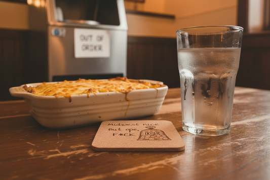 Midwest Nice But Ope F*ck ICE 4 pack Cork Coasters