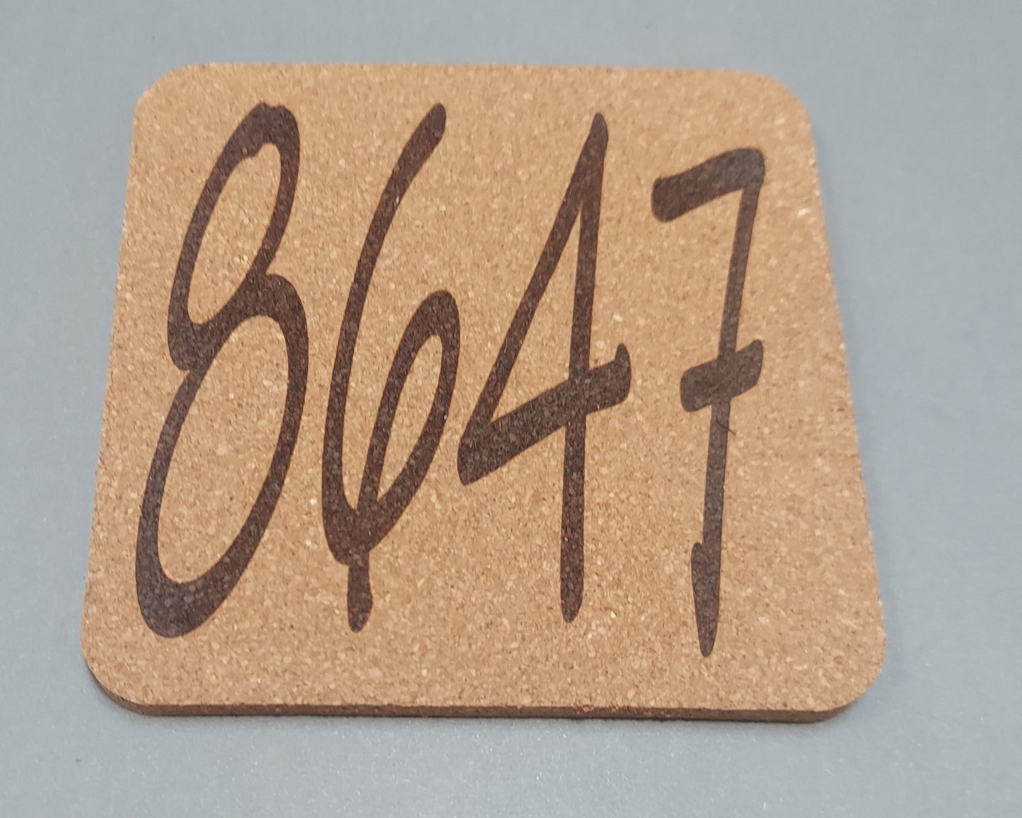 8647 4 pack Cork Coasters