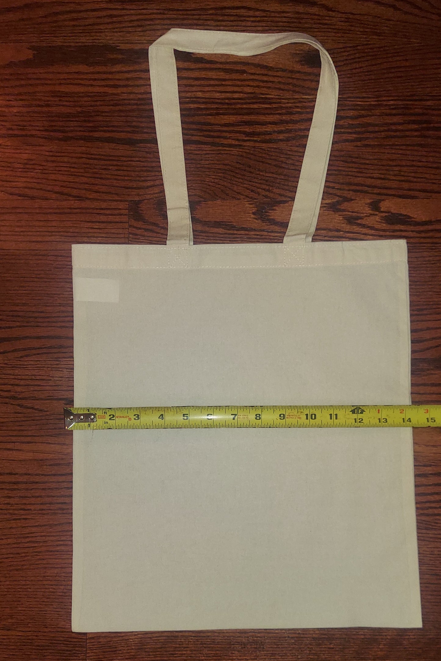 EcoEssentials Blank Cotton Tote Bags 2 pack 14x14